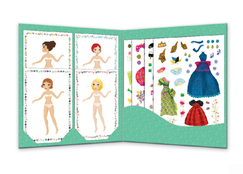 DJECO - FASHION STICKERS AND PAPER DOLLS