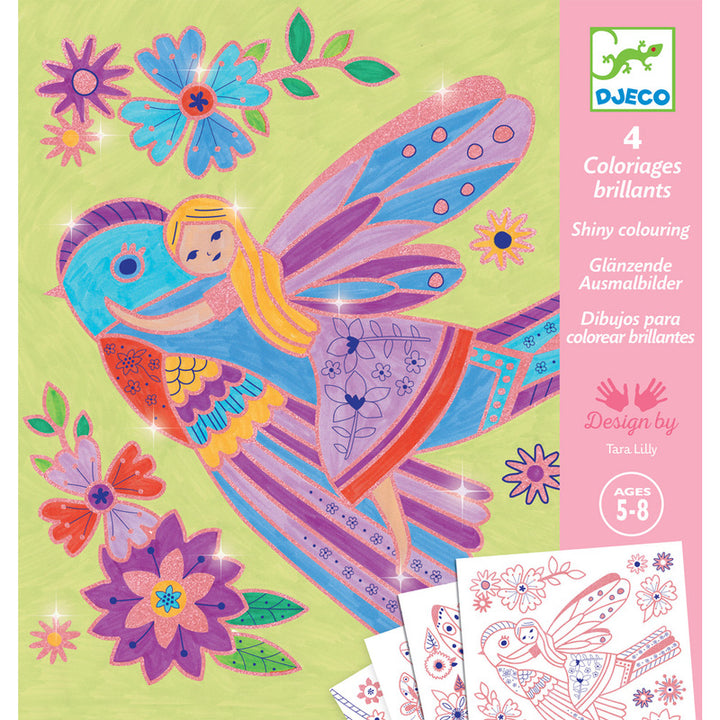 DJECO - SMALL WINGS COLOURING