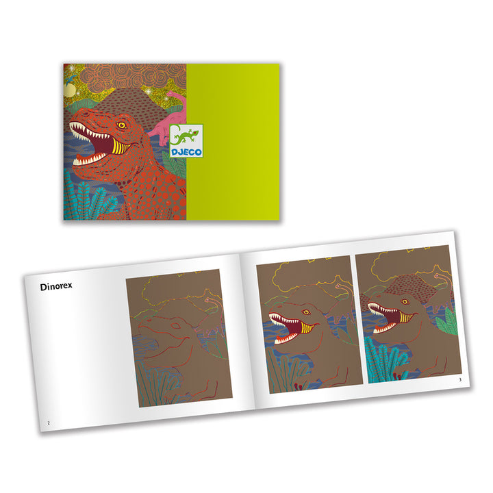 DJECO - SCRATCH CARDS: WHEN DINOSAURS REIGNED