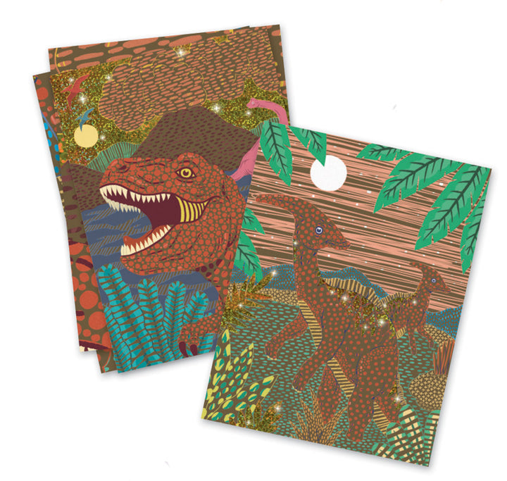 DJECO - SCRATCH CARDS: WHEN DINOSAURS REIGNED
