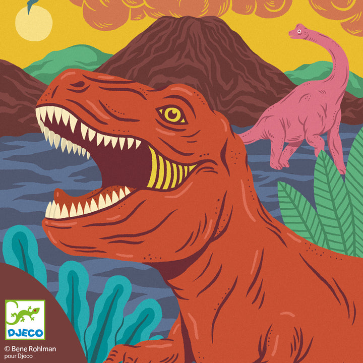 DJECO - SCRATCH CARDS: WHEN DINOSAURS REIGNED