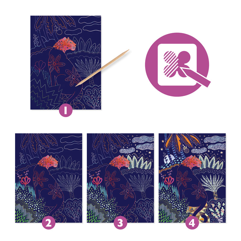 DJECO - SCRATCH CARDS: LUSH NATURE