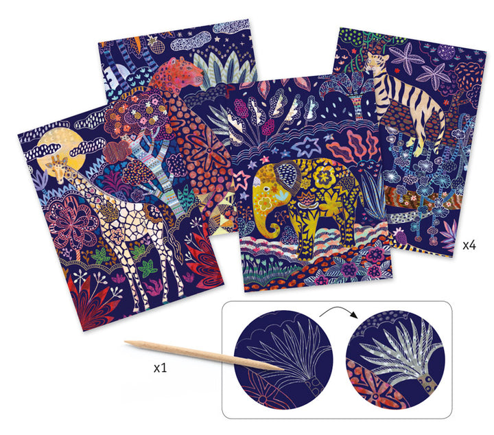 DJECO - SCRATCH CARDS: LUSH NATURE