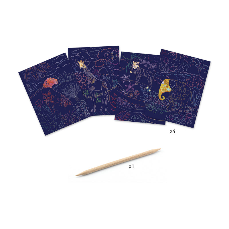 DJECO - SCRATCH CARDS: LUSH NATURE