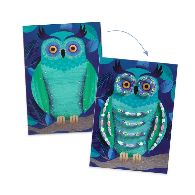 DJECO - THREADING SET: LIGHT UP THE NIGHT