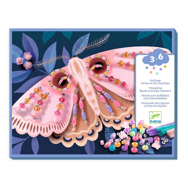 DJECO - THREADING SET: LIGHT UP THE NIGHT