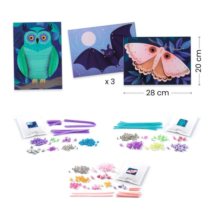 DJECO - THREADING SET: LIGHT UP THE NIGHT