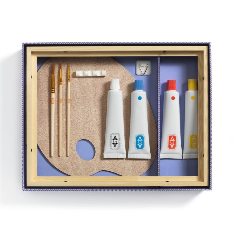 DJECO - ATELIER 23: ABSTRACT CANVAS PAINTING KIT