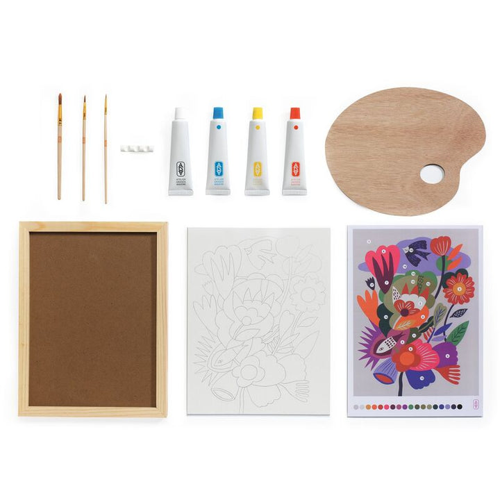DJECO - ATELIER 23: ABSTRACT CANVAS PAINTING KIT