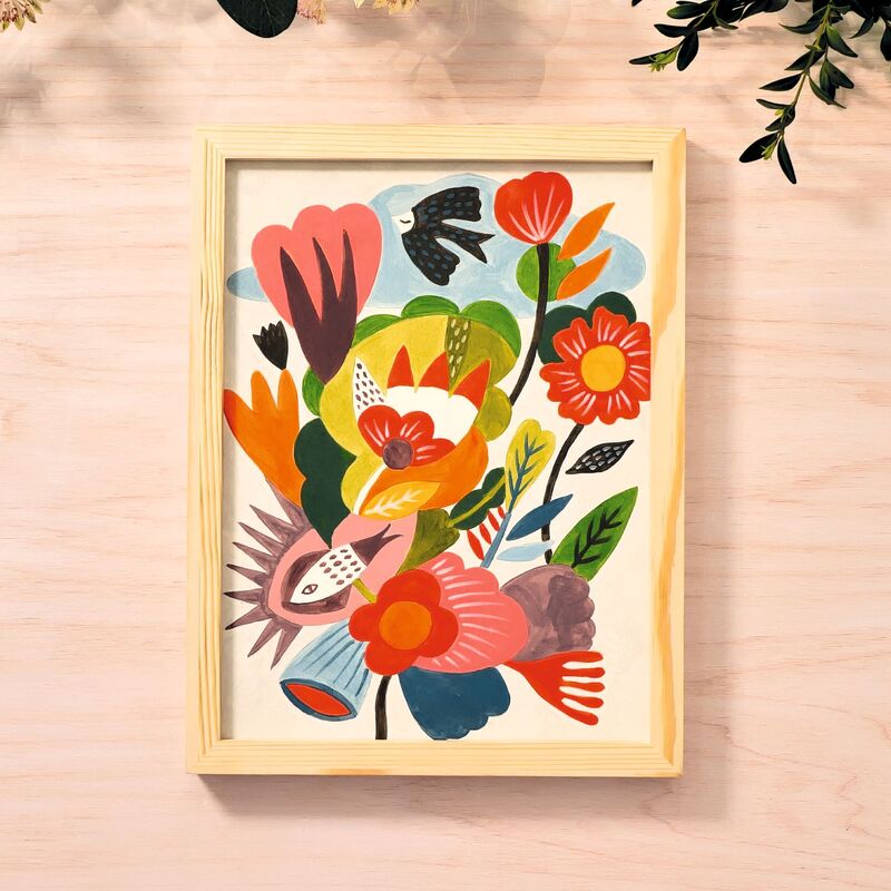 DJECO - ATELIER 23: ABSTRACT CANVAS PAINTING KIT