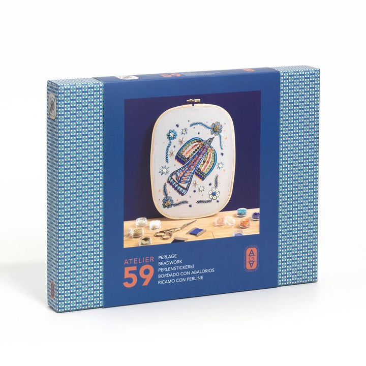 DJECO - ATELIER 59: BIRD BEADWORK EMBROIDERY KIT