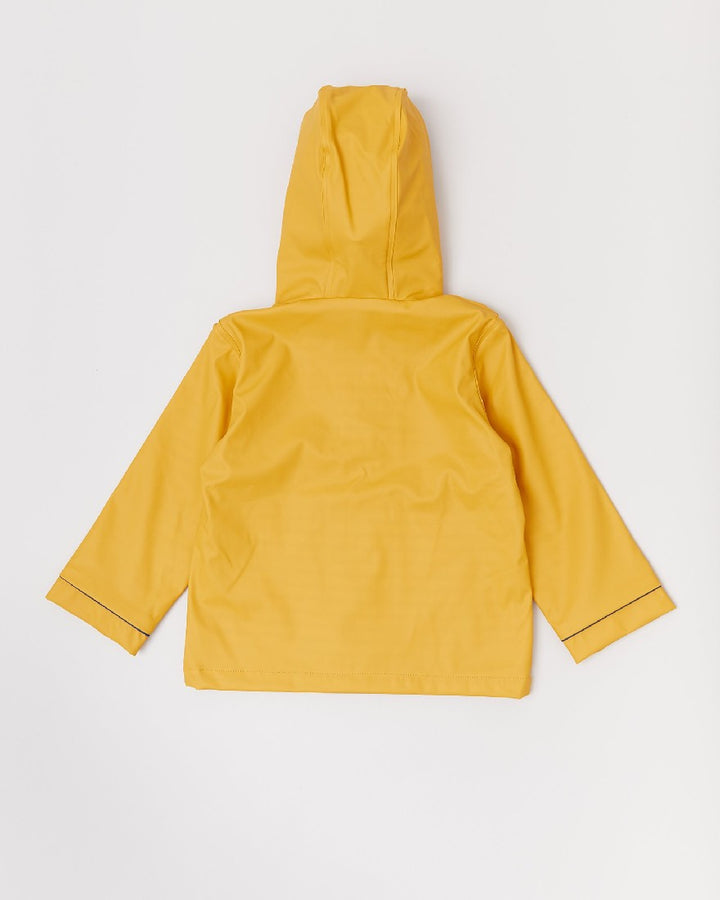 RAINKOAT - STRIPY SAILOR: MUSTARD [sz:6-12 MTHS]