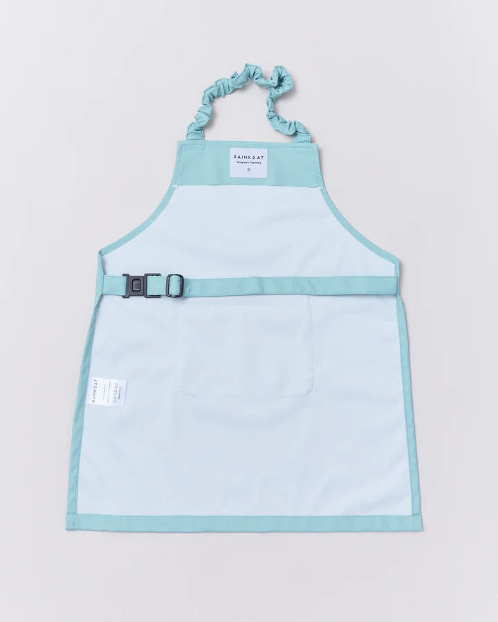 RAINKOAT - APRON: SEA FOAM [sz:3-6 YRS]