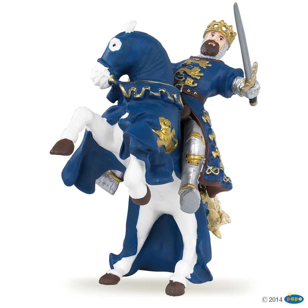 PAPO - MEDIEVAL BLUE KING RICHARD HORSE 