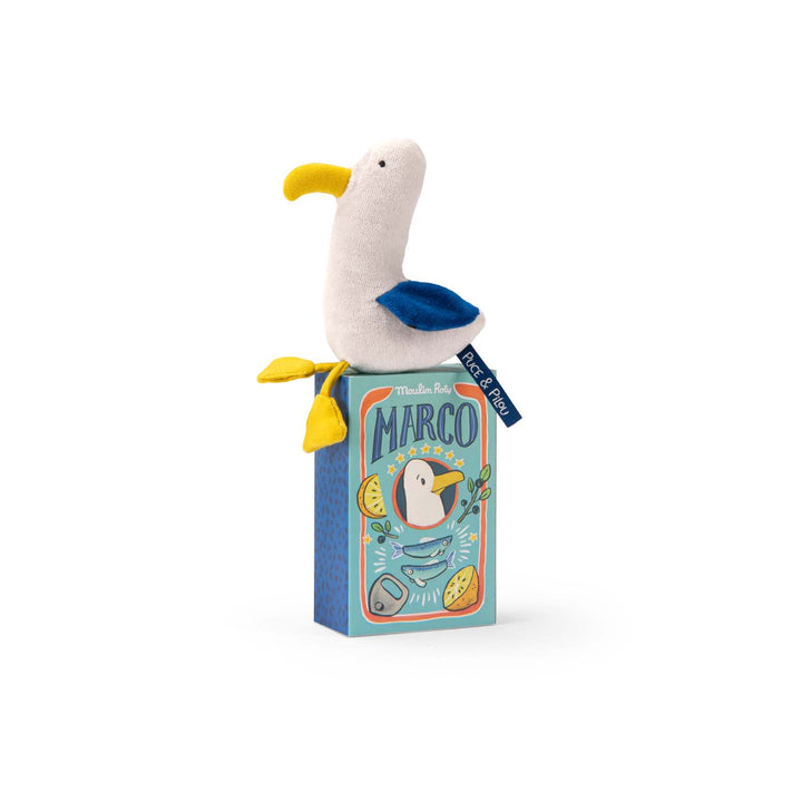 MOULIN ROTY - PUCE & PILOU: MARCO THE SEAGULL RATTLE