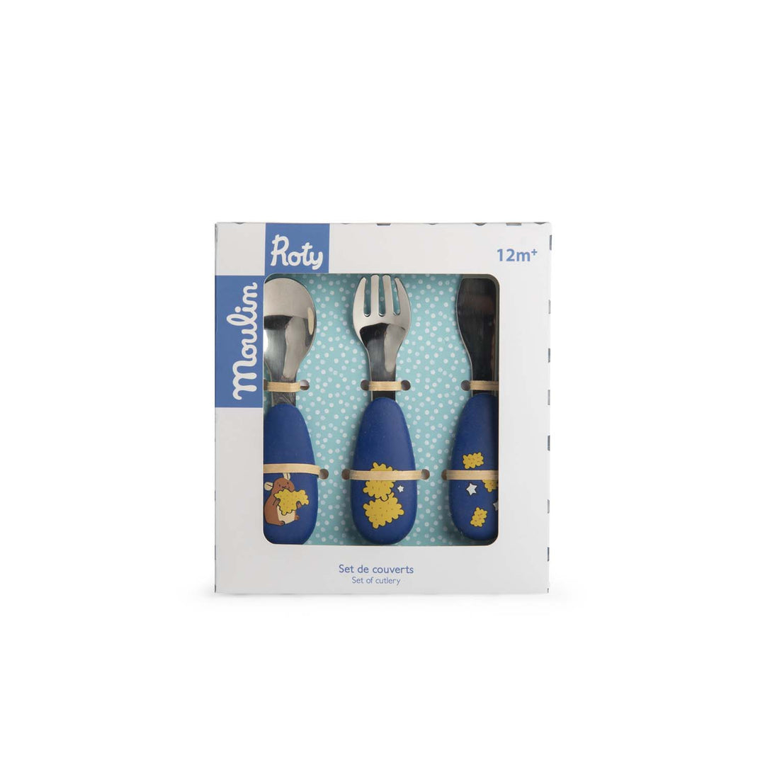 MOULIN ROTY - PUCE & PILOU: CUTLERY SET 