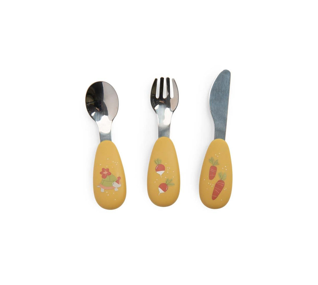 MOULIN ROTY - TROIS PETITS LAPINS: CUTLERY SET 