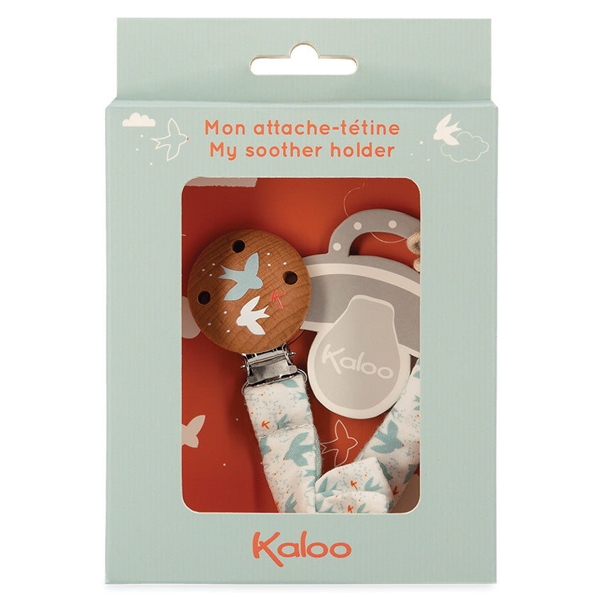 KALOO - KDOUX PACIFIER HOLDER: DOVE
