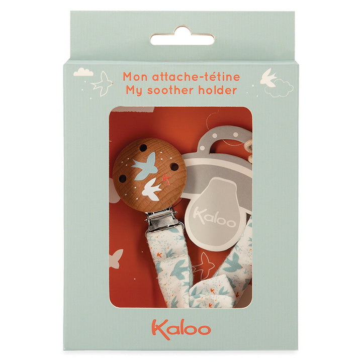 KALOO - KDOUX PACIFIER HOLDER: DOVE