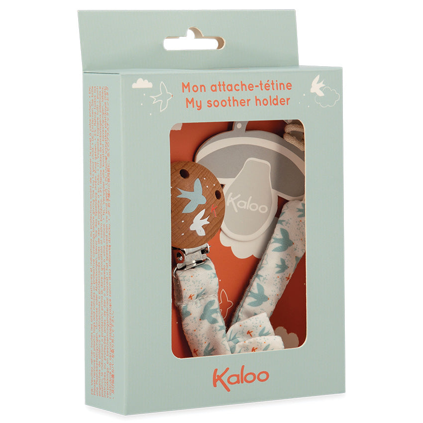 KALOO - KDOUX PACIFIER HOLDER: DOVE