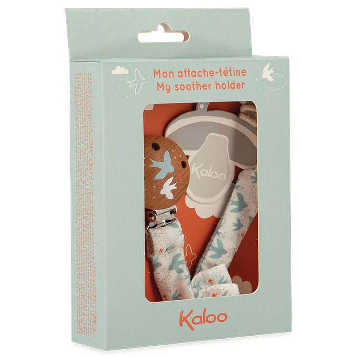 KALOO - KDOUX PACIFIER HOLDER: DOVE