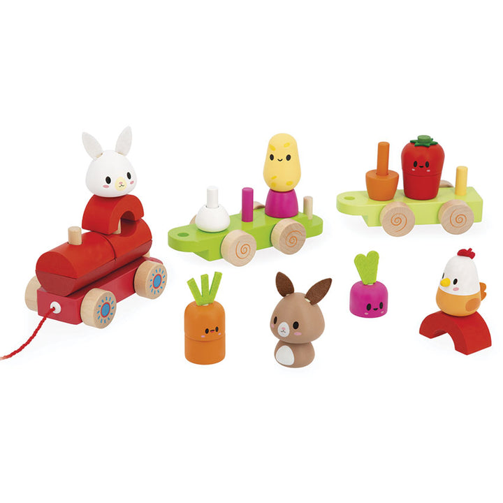 JANOD - FARMYARD TRAIN PULL ALONG