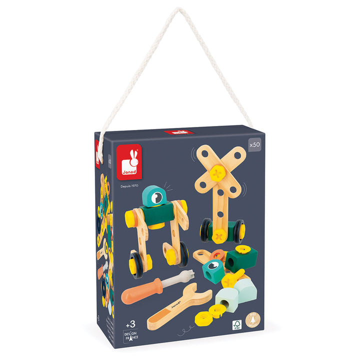JANOD - BRICOKIDS: DIY CONSTRUCTION SET 50 PC
