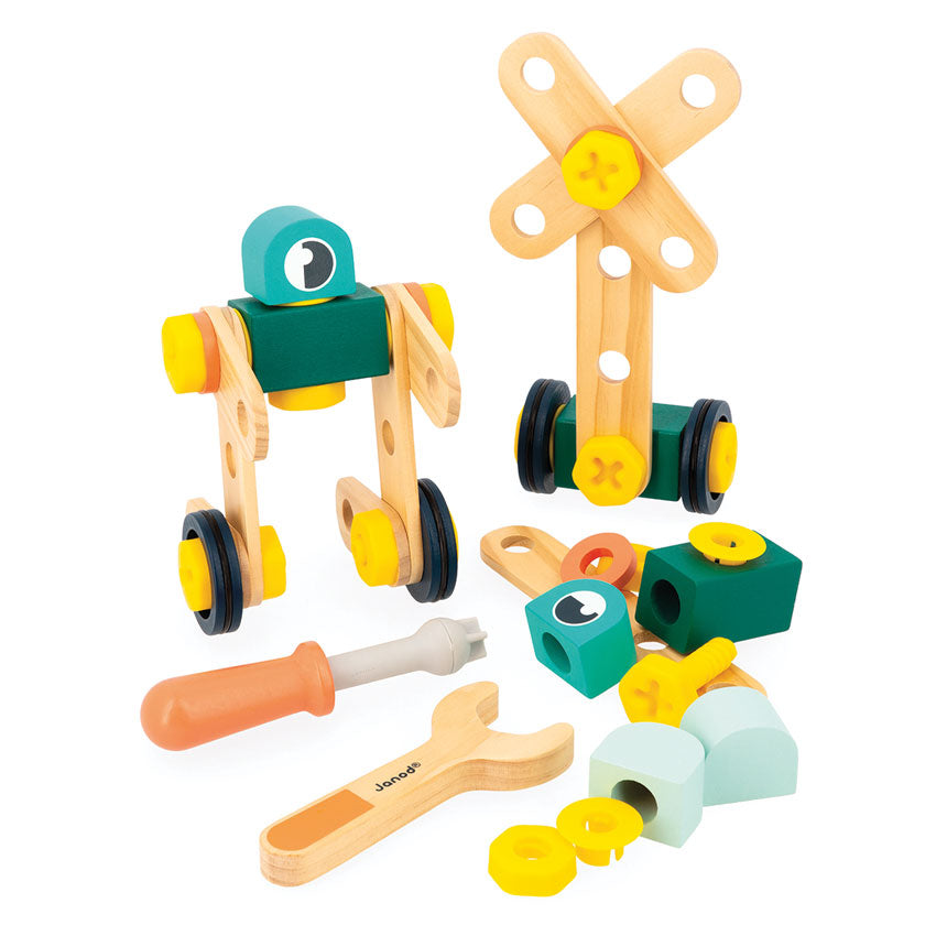 JANOD - BRICOKIDS: DIY CONSTRUCTION SET 50 PC