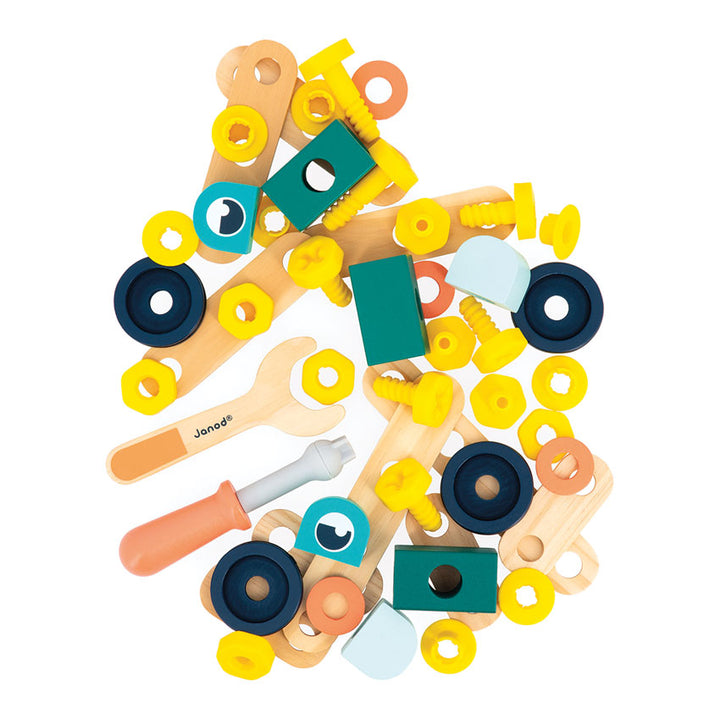 JANOD - BRICOKIDS: DIY CONSTRUCTION SET 50 PC