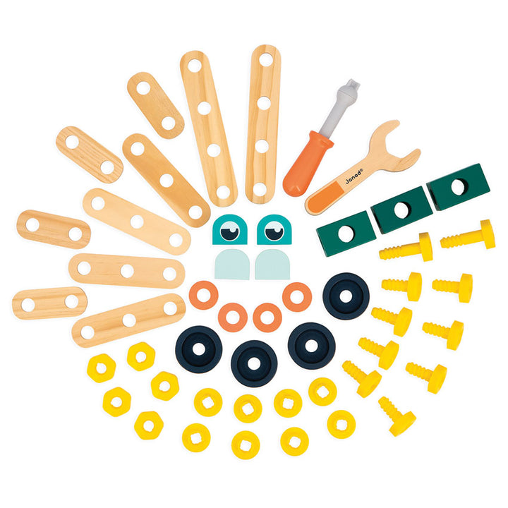 JANOD - BRICOKIDS: DIY CONSTRUCTION SET 50 PC
