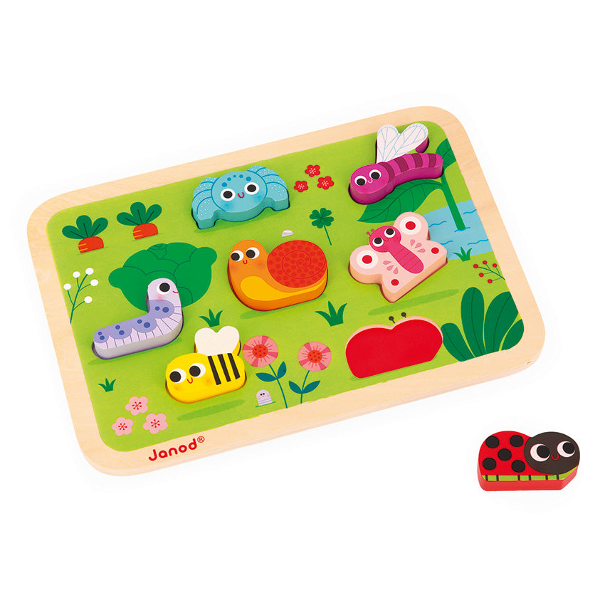 JANOD - CHUNKY PUZZLE: GARDEN