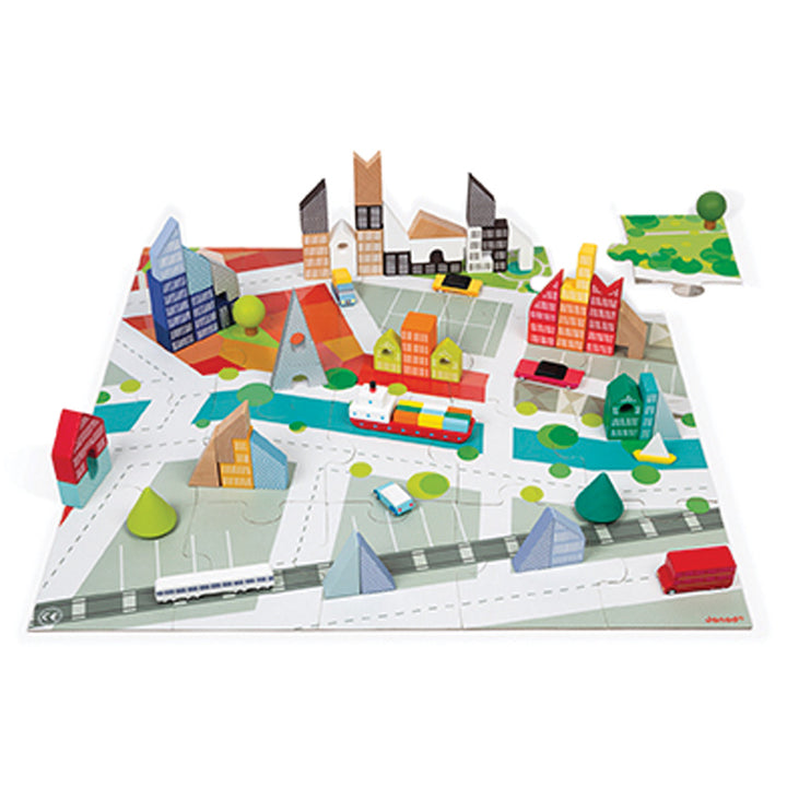 JANOD - BUILDING BLOCKS: CITY PUZZLE 