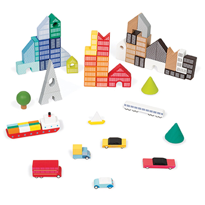 JANOD - BUILDING BLOCKS: CITY PUZZLE 