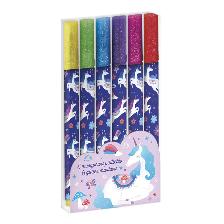 JANOD - DREAMLAND GLITTER MARKERS: 6 PACK