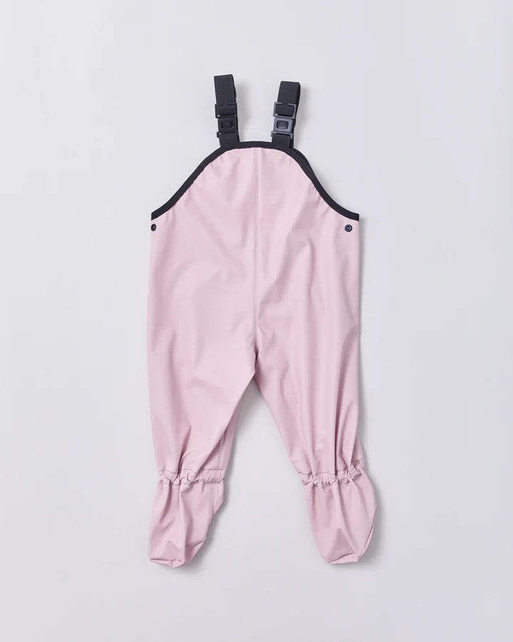 RAINKOAT - OVERALL CRAWLERS: BLUSH PINK [sz:3-6 MTHS]