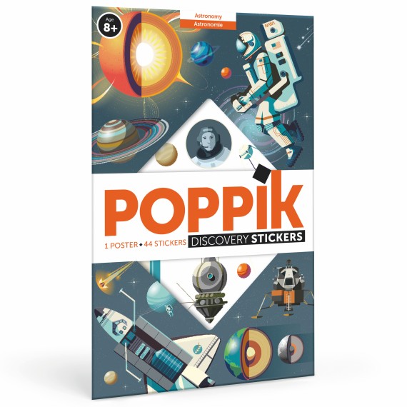 POPPIK - DISCOVERY STICKERS: ASTRONOMY 