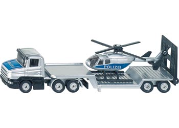 SIKU - LOW LOADER WITH HELICOPTER