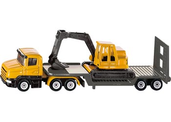 SIKU - LOW LOADER WITH EXCAVATOR