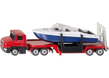 SIKU - LOW LOADER WITH BOAT