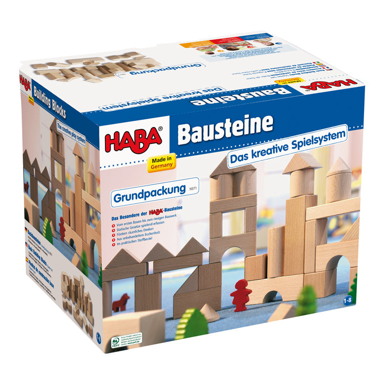 HABA - NATURAL BUILDING BLOCKS: 26 PCE STARTER PACK