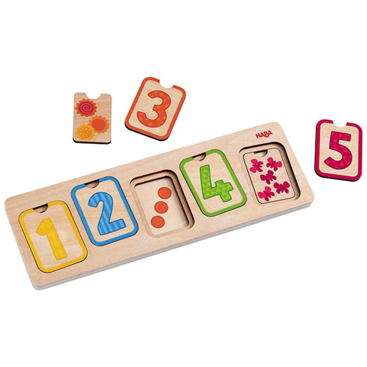 HABA - FIRST NUMBER 3 LAYER PUZZLE 