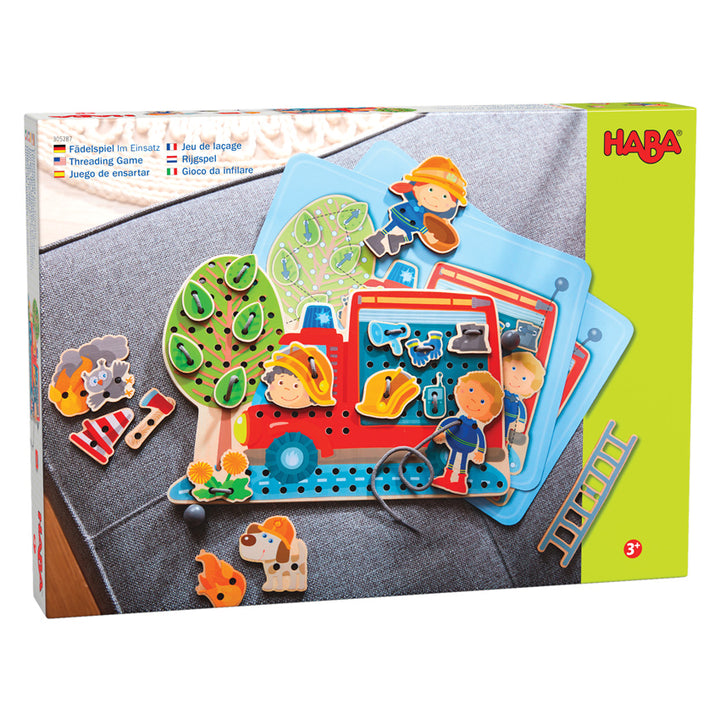 HABA - THREADING GAME: FIRE TRUCK 
