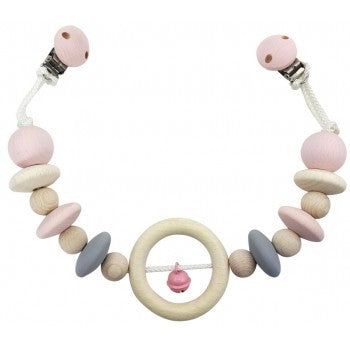 HESS-SPIELZEUG - Pram Chain - Natural Pink