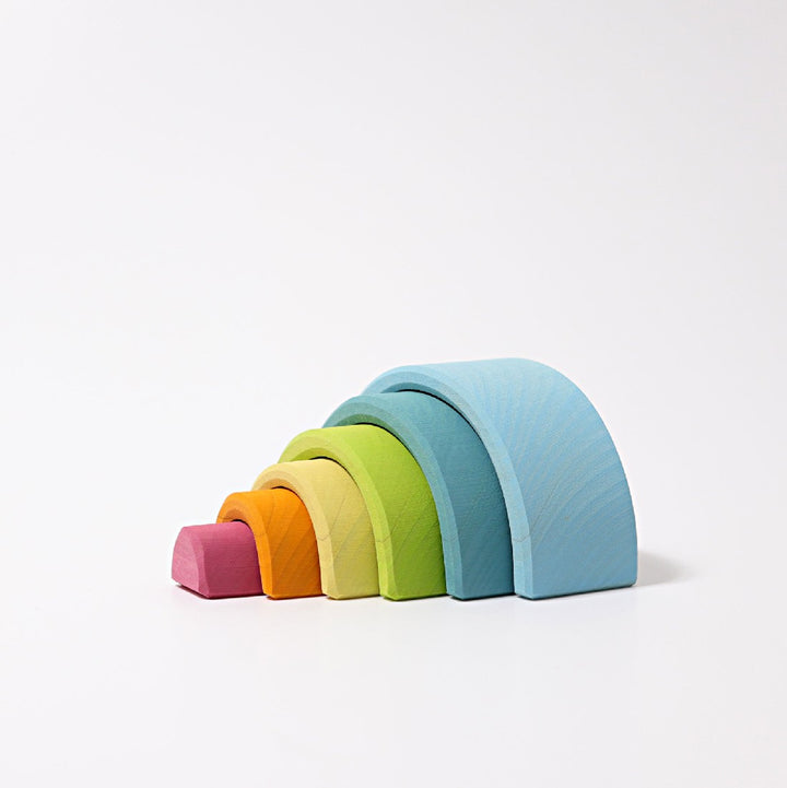 GRIMM'S - SMALL COLOURED PASTEL RAINBOW 