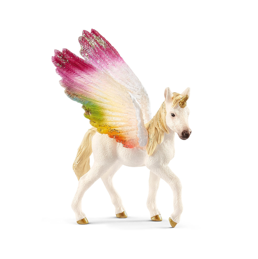 SCHLEICH - BAYALA: WINGED RAINBOW UNICORN FOAL 