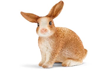 SCHLEICH - ORANGE RABBIT 