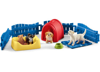 SCHLEICH - PUPPY PEN 