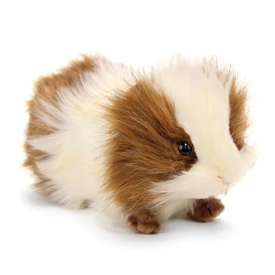 HANSA - PLUSH ANIMAL: GUINEA PIG BROWN & WHITE 