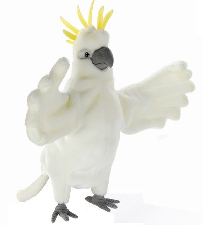 HANSA - HAND PUPPET: COCKATOO