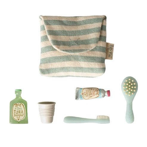 MAILEG - MOUSE HOME & ACC MOUSE: TOOTH BRUSH SET BLUE